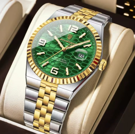 montre en acier inoxydable Quartz hommes