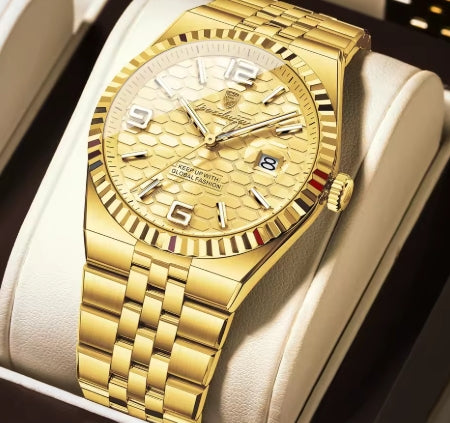 montre en acier inoxydable Quartz hommes