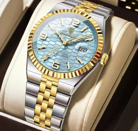 montre en acier inoxydable Quartz hommes