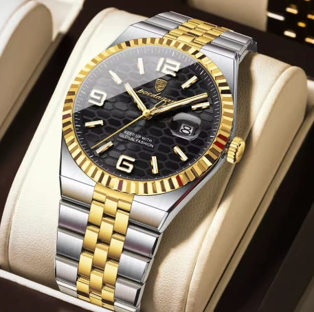 montre en acier inoxydable Quartz hommes