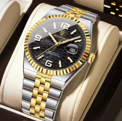 montre en acier inoxydable Quartz hommes