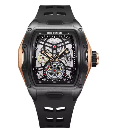 Montre mécanique automatique étanche pour homme