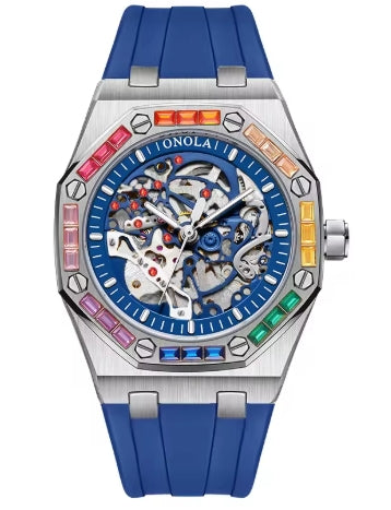 montres automatiques marque affaires hommes montre mécanique militaire lumineux étanche