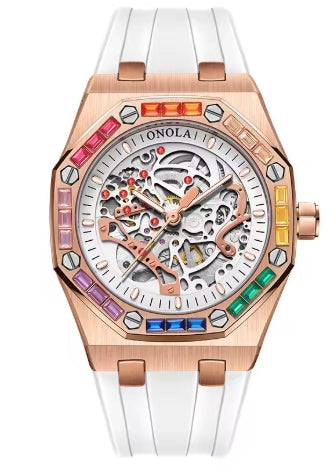 montres automatiques marque affaires hommes montre mécanique militaire lumineux étanche